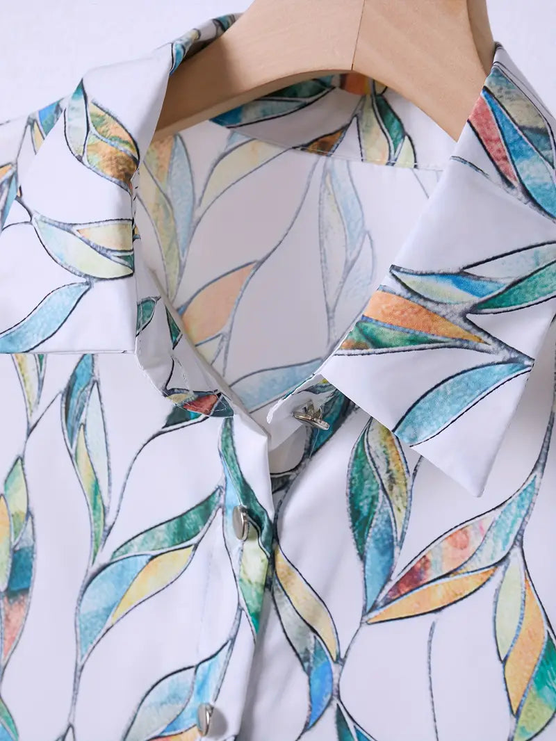 Sophie | Elegante Dames Blouse met Uniek Patroon voor Frisse Dagen 6