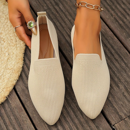 Sophie | Gebreide Platte Damesschoenen met Zachte Demping 3