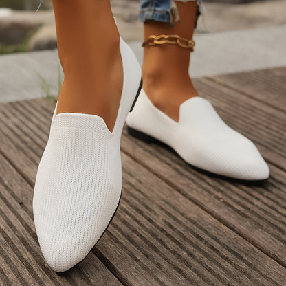 Sophie | Gebreide Platte Damesschoenen met Zachte Demping 6