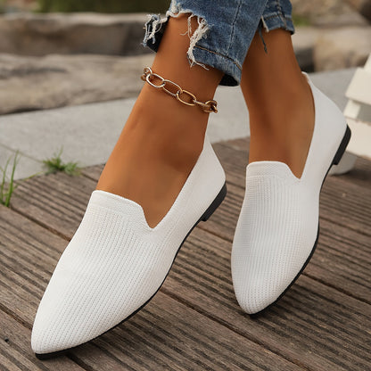 Sophie | Gebreide Platte Damesschoenen met Zachte Demping 7