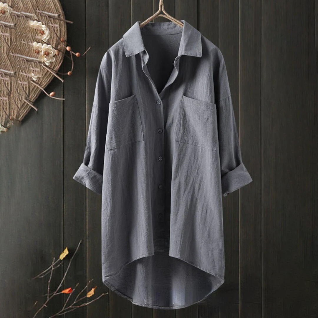 Sophie | Lange Oversize Blouse met Lange Mouwen voor Dames 10