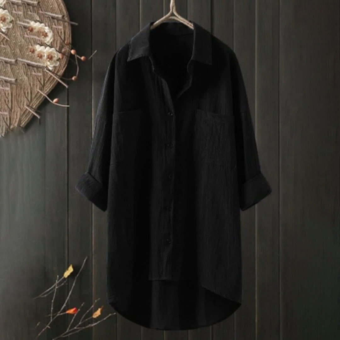 Sophie | Lange Oversize Blouse met Lange Mouwen voor Dames 4
