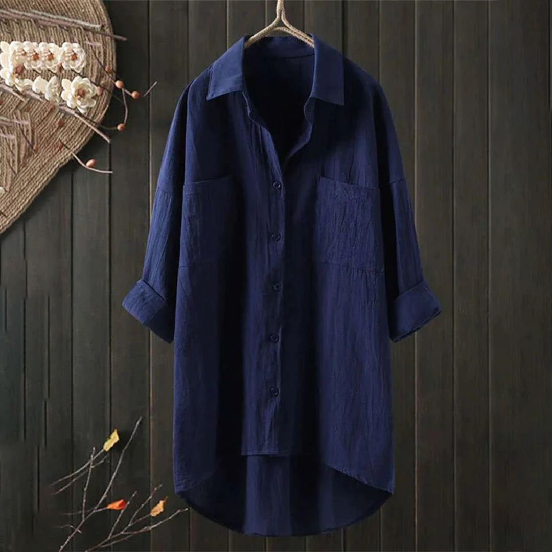 Sophie | Lange Oversize Blouse met Lange Mouwen voor Dames 7