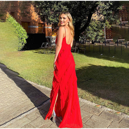Sophie | Lange Zomerjurk met Ruffles voor Dames 6