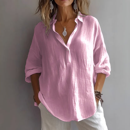 Sophie | Losvallende Blouse met Kraag voor Dames 2
