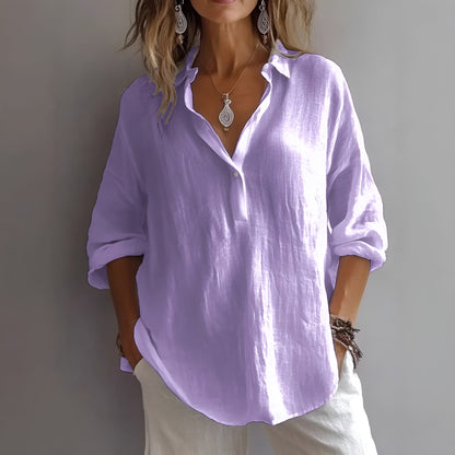 Sophie | Losvallende Blouse met Kraag voor Dames 3