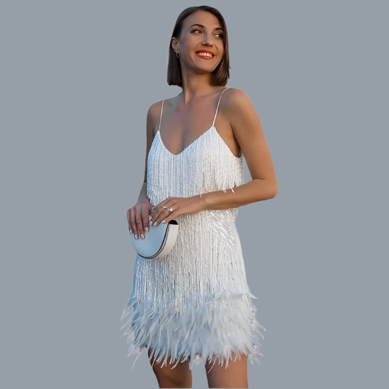 Sophie | Midi Jurk met Pailletten voor Dames voor Bruiloften en Feestjes 1
