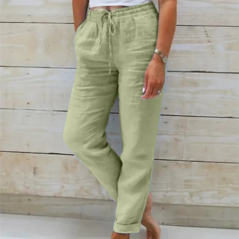 Sophie | Relaxed-Fit Pantalon Dames met Trekkoord voor Comfortabele Stijl 4