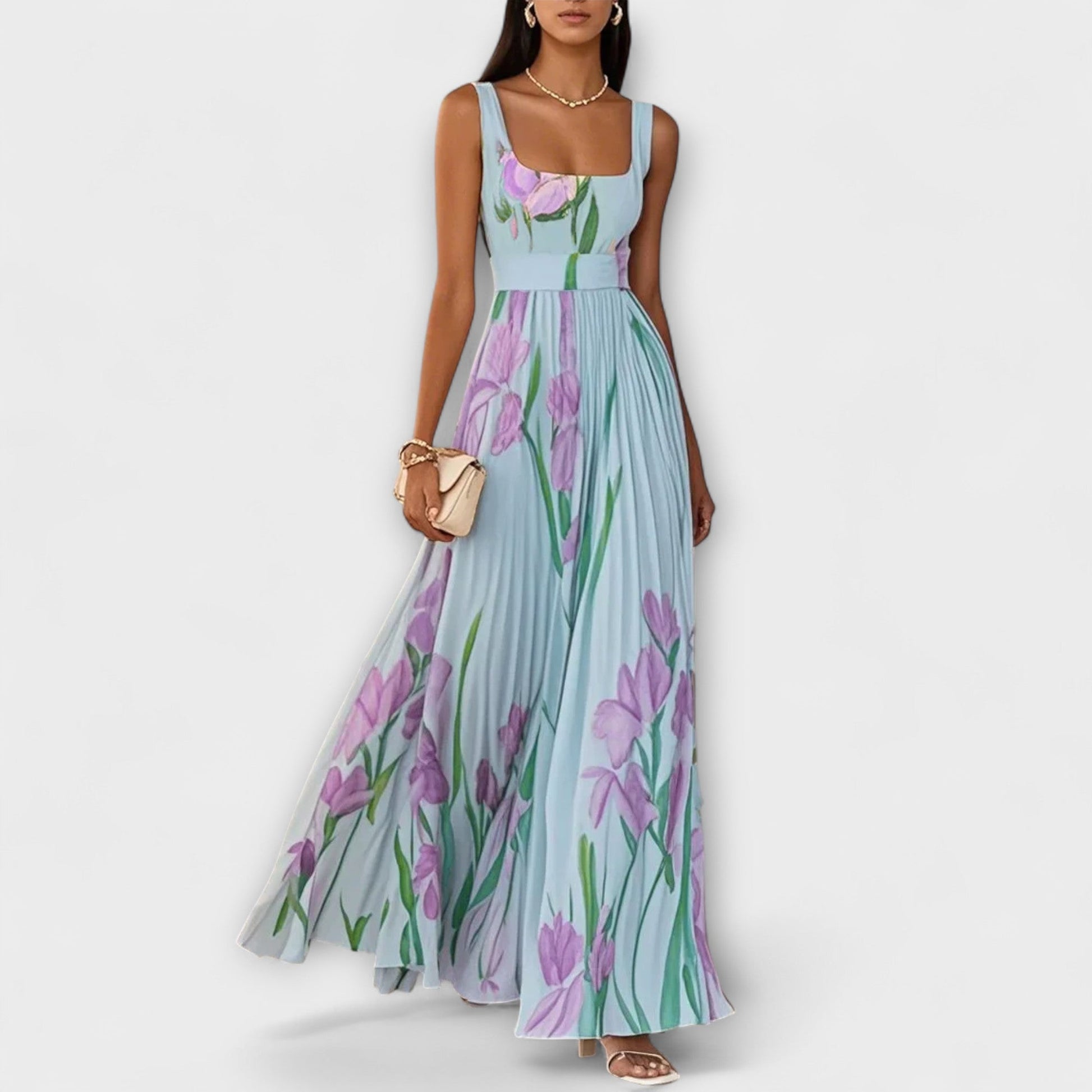 Sophie | Romantische Maxi Jurk met Bloemenprint voor Dames 4