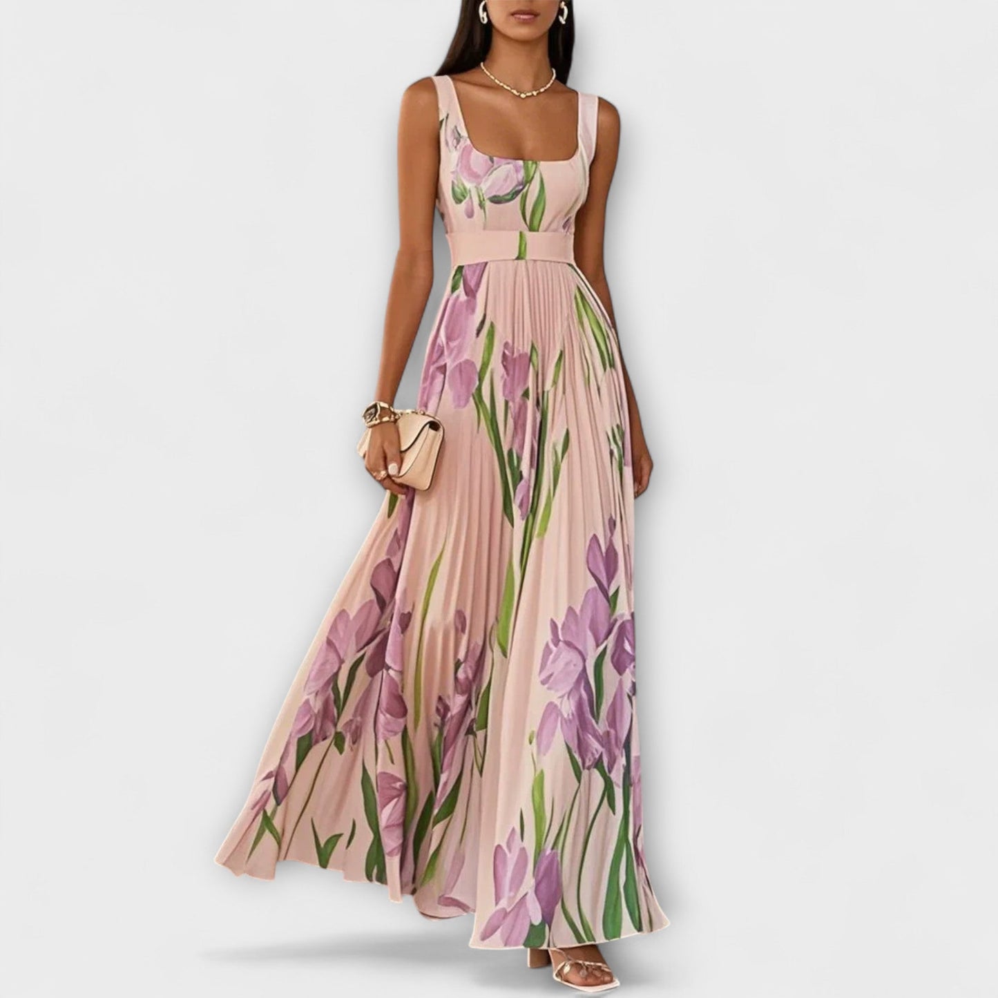 Sophie | Romantische Maxi Jurk met Bloemenprint voor Dames 6