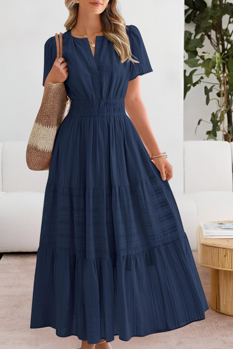 Sophie | Zomer Maxi Jurk met Gesmokte Taille voor Dames 2
