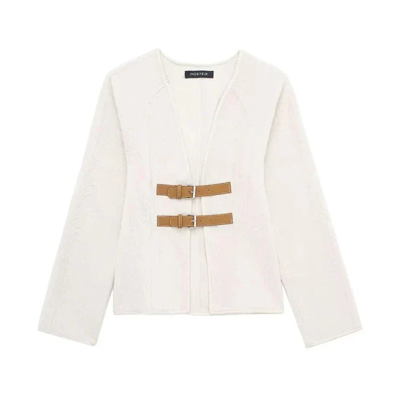 Dames - Elegante Wollen Jas - Tijdloze Stijl - Modebewuste Garderobe - RENELYN JAS