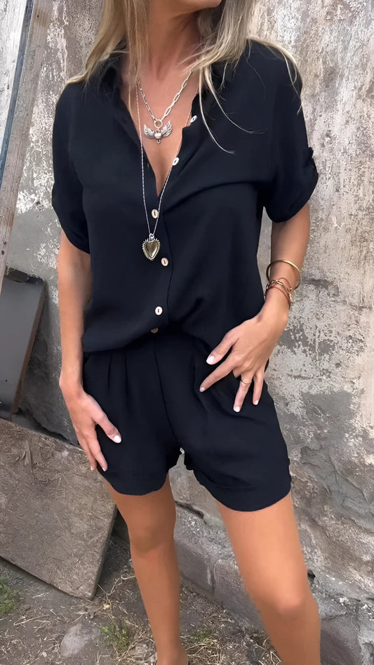 Vrouwen - Casual 2-delige Zomeroutfit - Comfortabel Materiaal - Dagelijks Gebruik - ELEGANTE MARNA