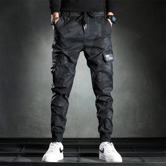 Tactische heren joggingbroek met cargozakken en stretch – StrixMove UrbanGear
