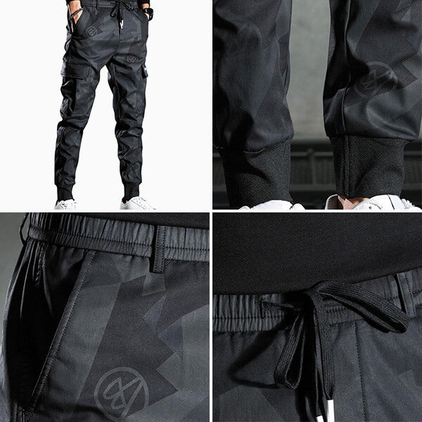 Tactische heren joggingbroek met cargozakken en stretch – StrixMove UrbanGear