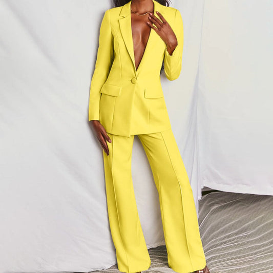 VICTORIA – Tweedelige blazer en broek set voor een elegante en sexy smart-casual look