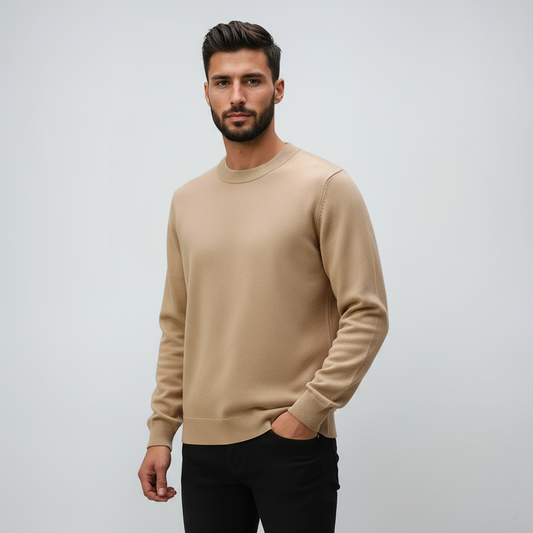 Trui - Heren - Ronde Hals - Casual Zakelijke Trui - Nova
