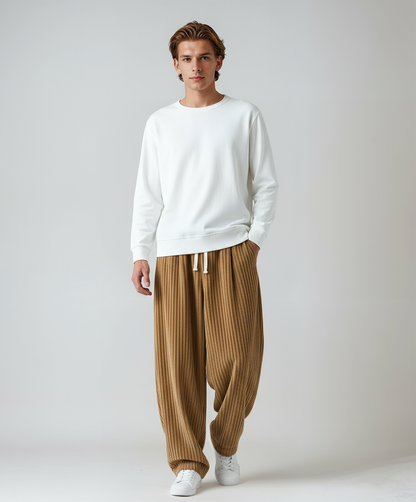Broek - Heren - Corduroy Trekkoord - Corduroy Broek - ZenFit