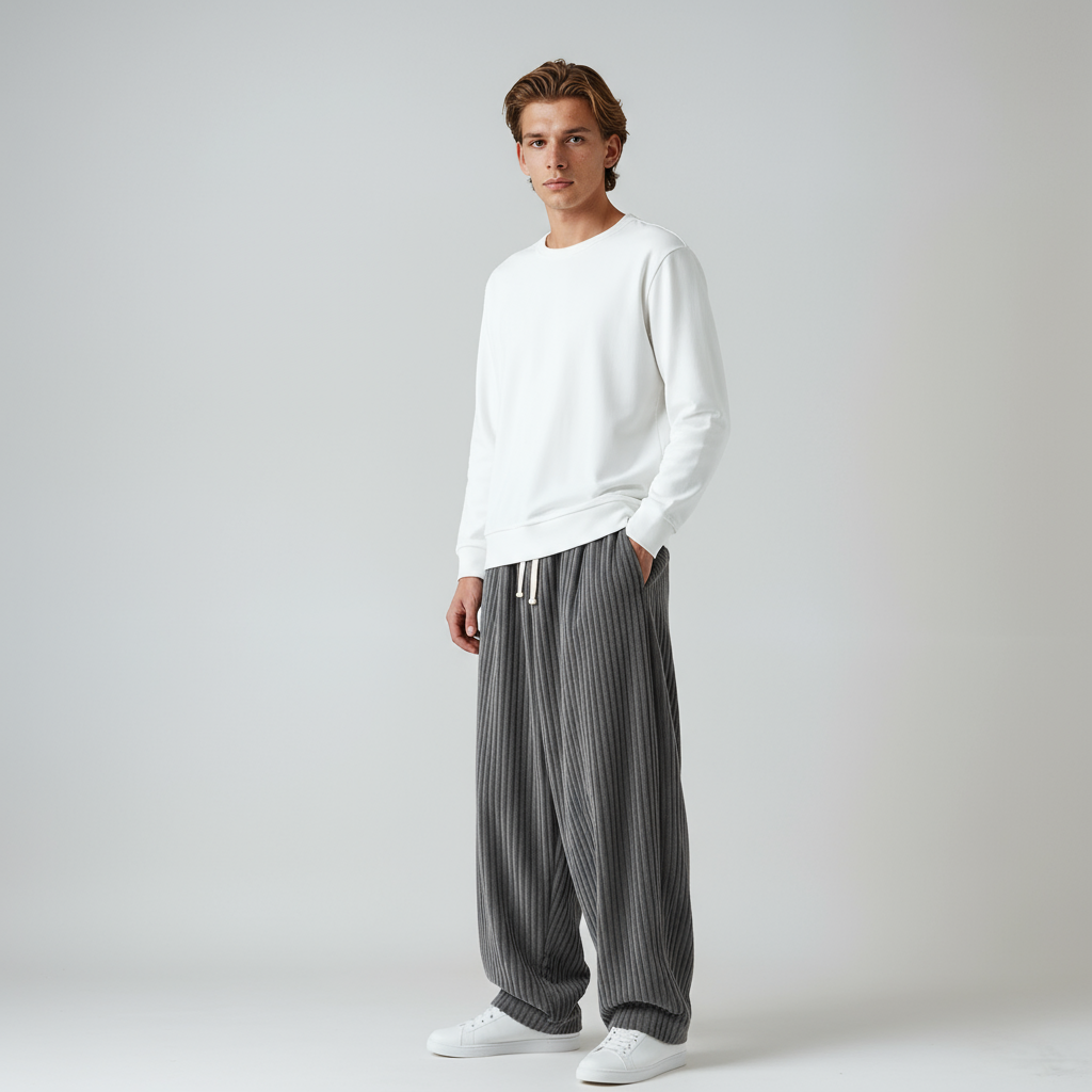 Broek - Heren - Corduroy Trekkoord - Corduroy Broek - ZenFit