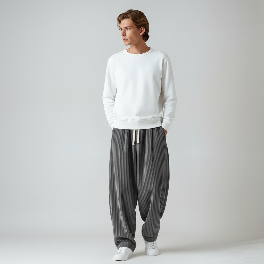 Broek - Heren - Corduroy Trekkoord - Corduroy Broek - ZenFit