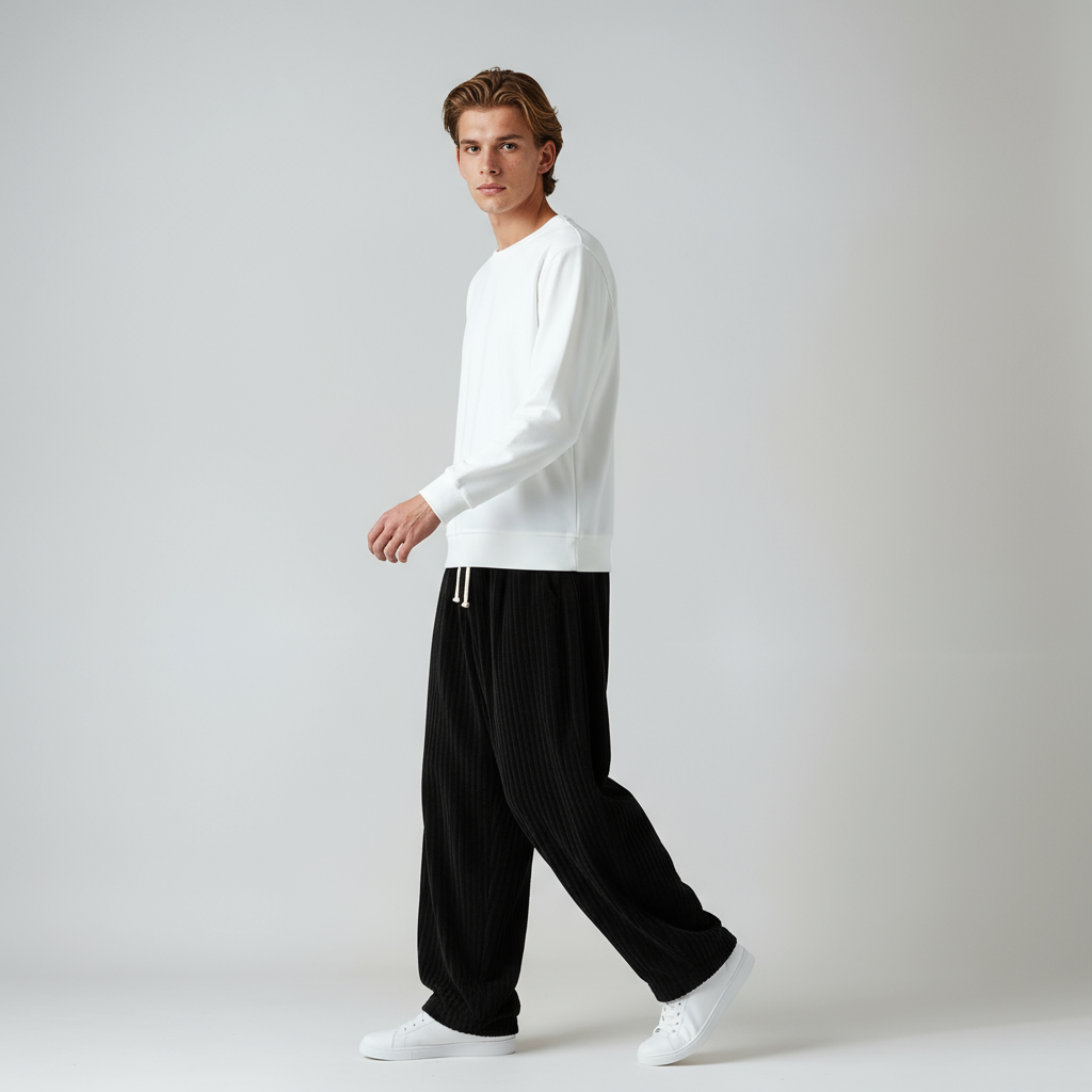 Broek - Heren - Corduroy Trekkoord - Corduroy Broek - ZenFit
