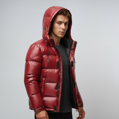 Winterjas - Heren - Gevoerd Capuchon - Warme Jassen - Stijl
