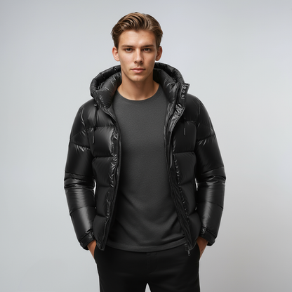 Winterjas - Heren - Gevoerd Capuchon - Warme Jassen - Stijl
