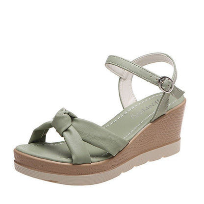 Elegante wedge sandalen met bandjes en comfortabele hak – ELVIRA WEDGE