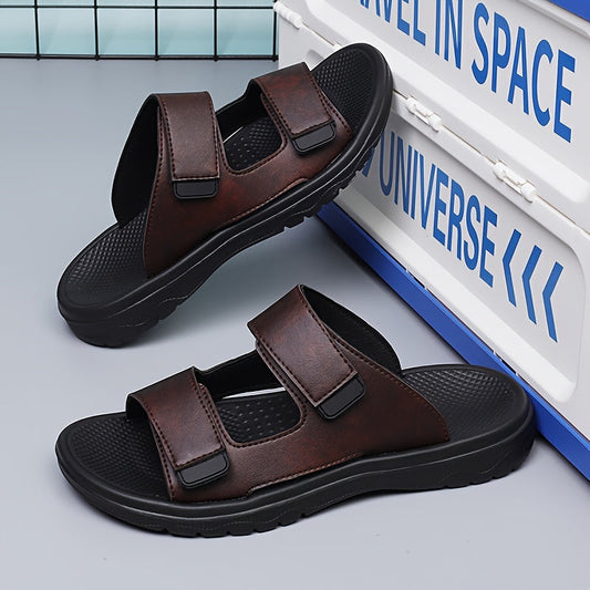 Heren - Open-Teen Slippers - Ademend en Schokabsorberend - Zomerse Comfort - GAXON EDGE