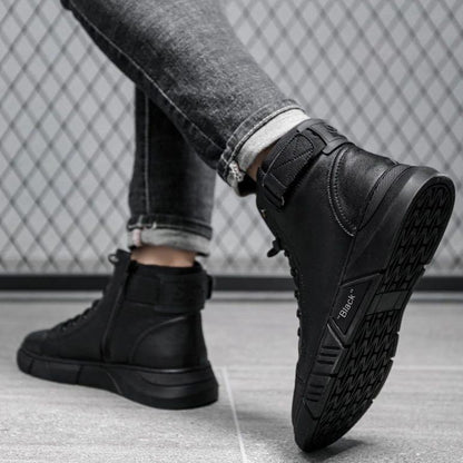 Leren Schoenen - Heren - Zwart Leer - Allround Leren