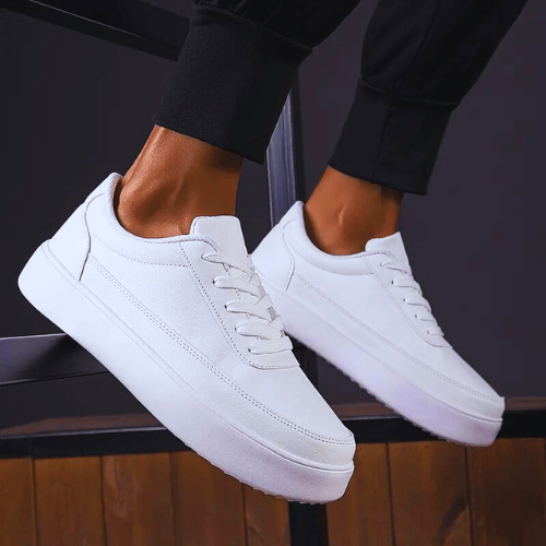 Sneakers - Heren - Wit - Orthopedische Ondersteuning - Orto