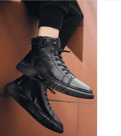 Leren Schoenen - Heren - Zwart Leer - Allround Leren