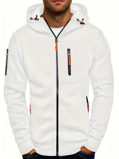 JASPER – Zip-up hoodie met verstelbare capuchon en ritszakken voor ultiem comfort en stijl