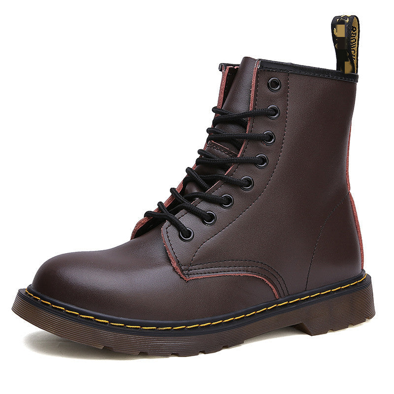 Leren veterlaarzen - Unisex - Klassiek - Laarzen - Nova