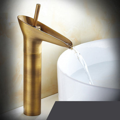 VINTAFLOW - Antieke waterval wastafelkraan voor de badkamer