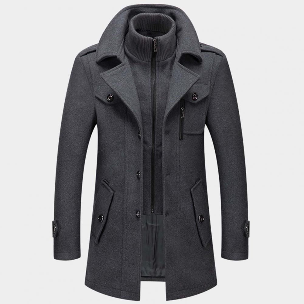 Winterjas - Men - Warm en Licht - Heren Mantel - Luxe Mantel