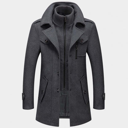 Winterjas - Men - Warm en Licht - Heren Mantel - Luxe Mantel
