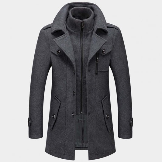 Winterjas - Men - Warm en Licht - Heren Mantel - Luxe Mantel