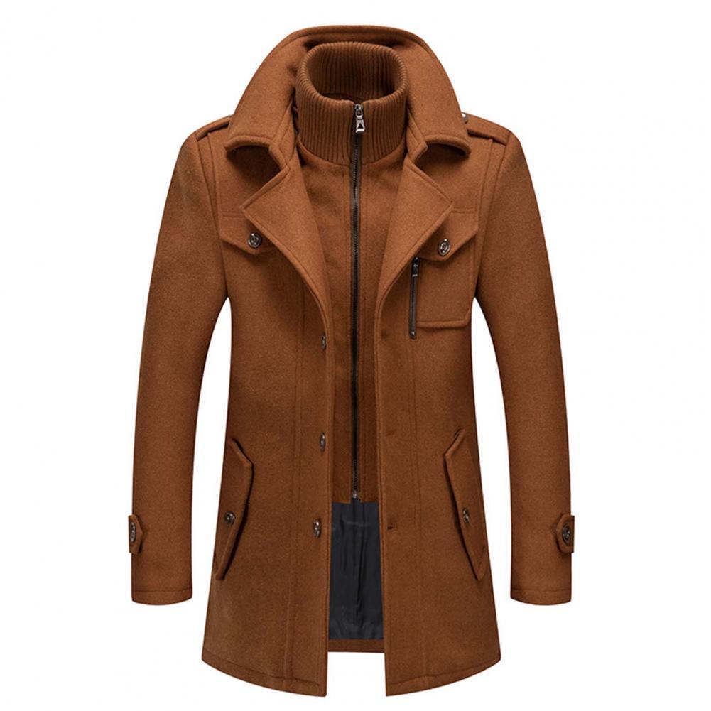 Winterjas - Men - Warm en Licht - Heren Mantel - Luxe Mantel
