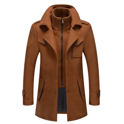 Winterjas - Men - Warm en Licht - Heren Mantel - Luxe Mantel