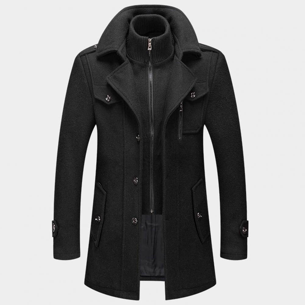 Winterjas - Men - Warm en Licht - Heren Mantel - Luxe Mantel