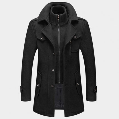 Winterjas - Men - Warm en Licht - Heren Mantel - Luxe Mantel