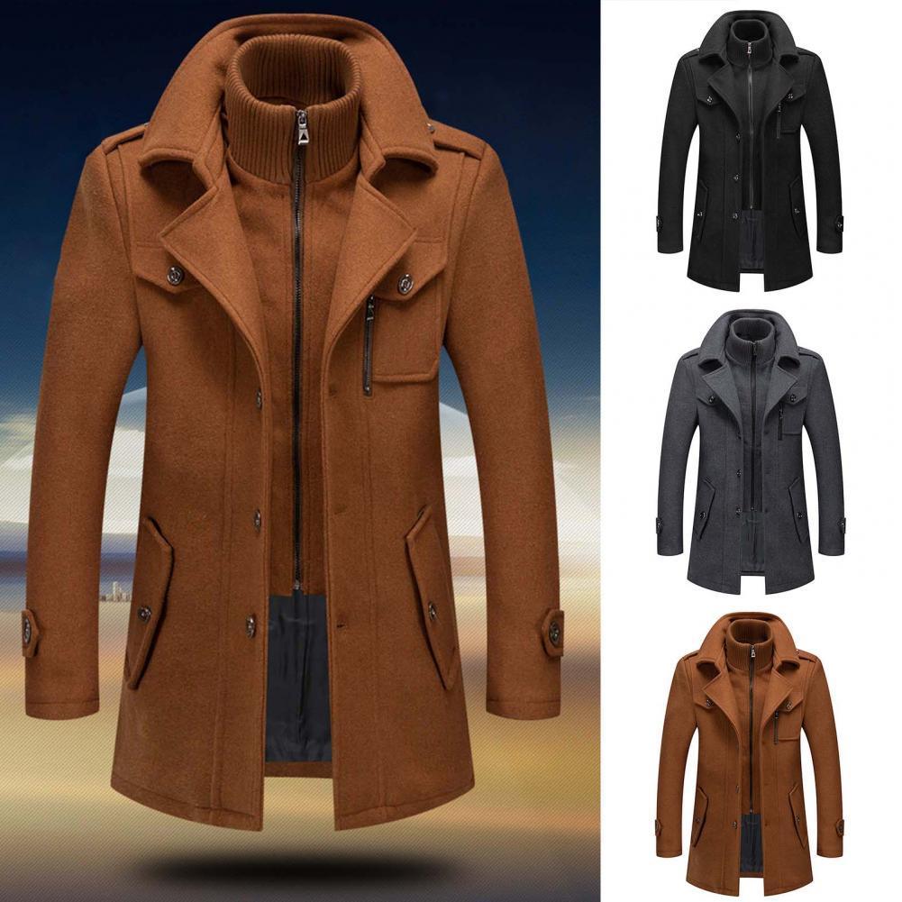 Winterjas - Men - Warm en Licht - Heren Mantel - Luxe Mantel
