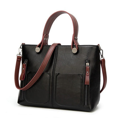 Schoudertas - Vrouwen - Leren - Vintage Leder Schoudertas - Nova