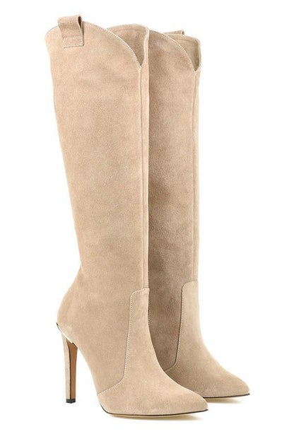 Dames Laarzen - Vrouwen - 8 Cm Hak - Laarzen Met Elegante Hak - ELARA