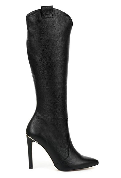 Dames Laarzen - Vrouwen - 8 Cm Hak - Laarzen Met Elegante Hak - ELARA