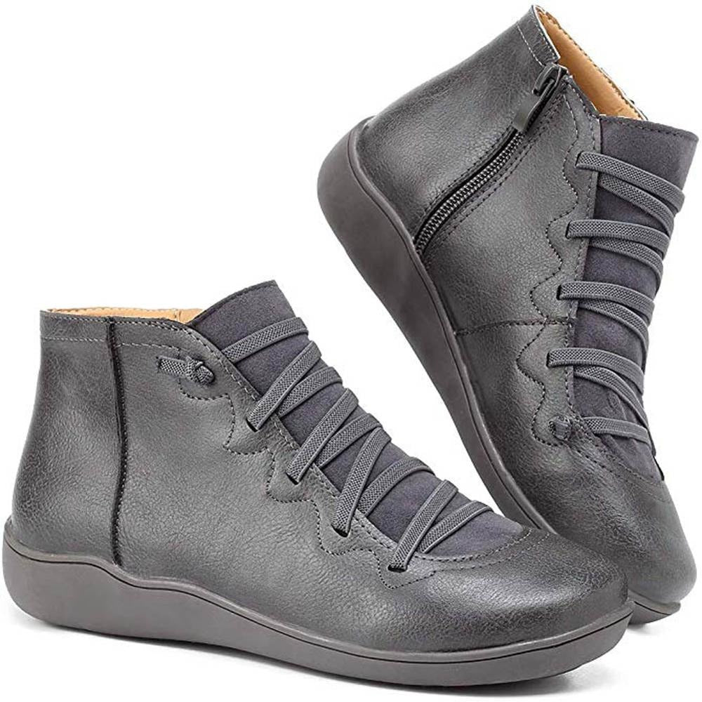 Enkellaarzen - Women - Leren - Orthopedisch - LUMAFLEX