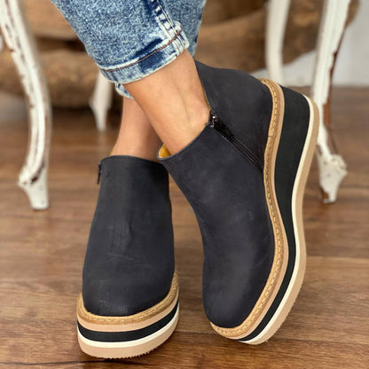 Enkellaarsjes - Vrouwen - Leer en Comfort - HerfstWinter - Aura