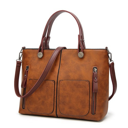 Schoudertas - Vrouwen - Leren - Vintage Leder Schoudertas - Nova