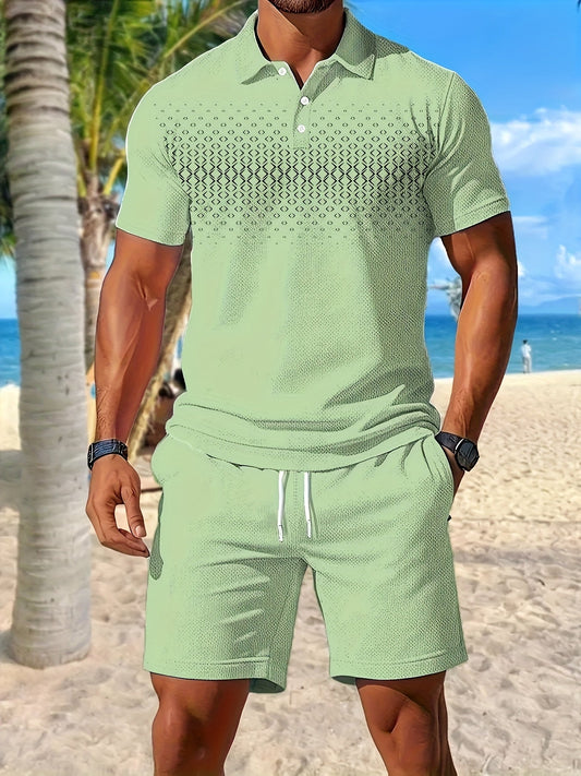 Heren - 2-delige Zomersportset - Sneldrogende Meshstof - Actieve Kleding - ZOMERSET COMFORT